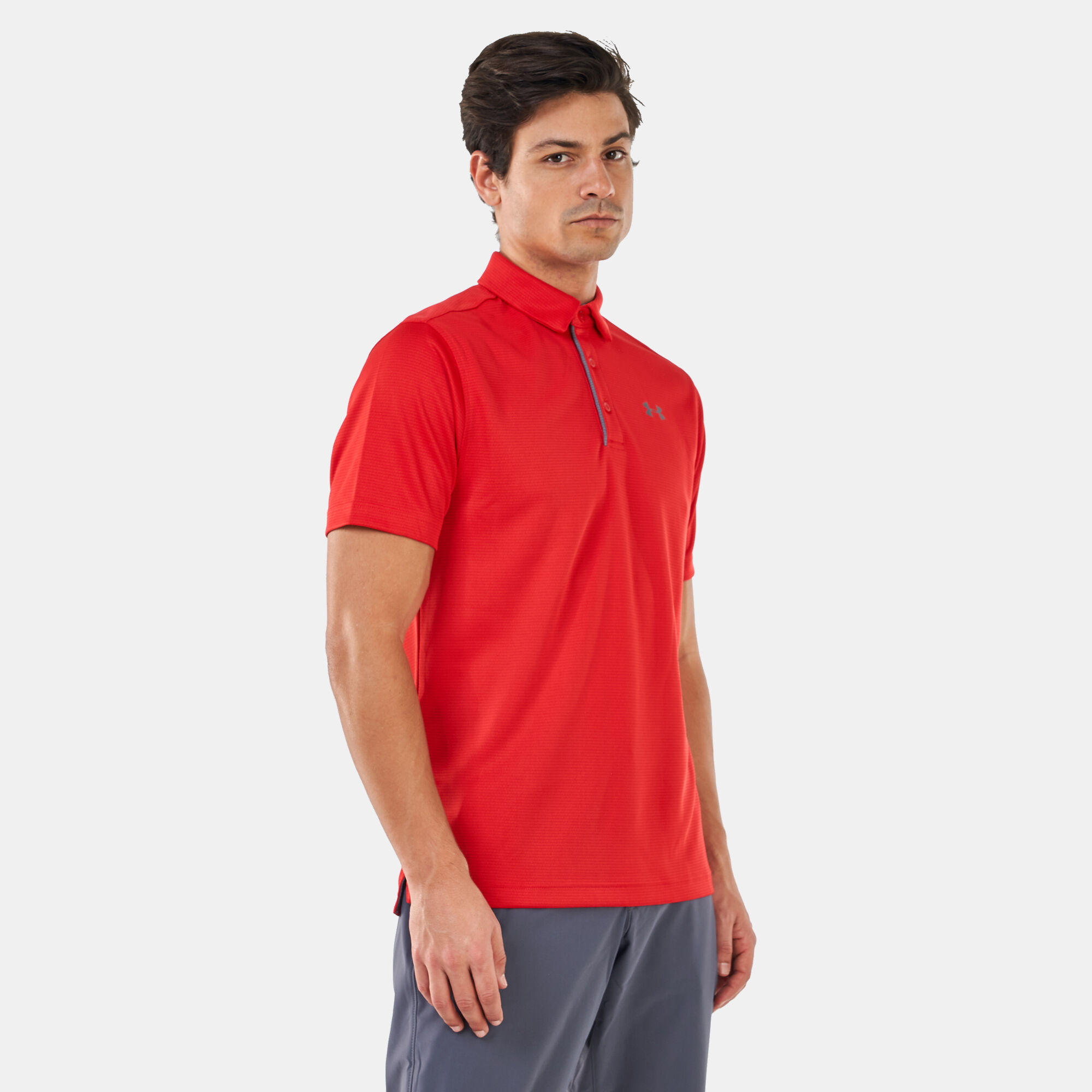 Men's under armour dri fit polo shirts discount