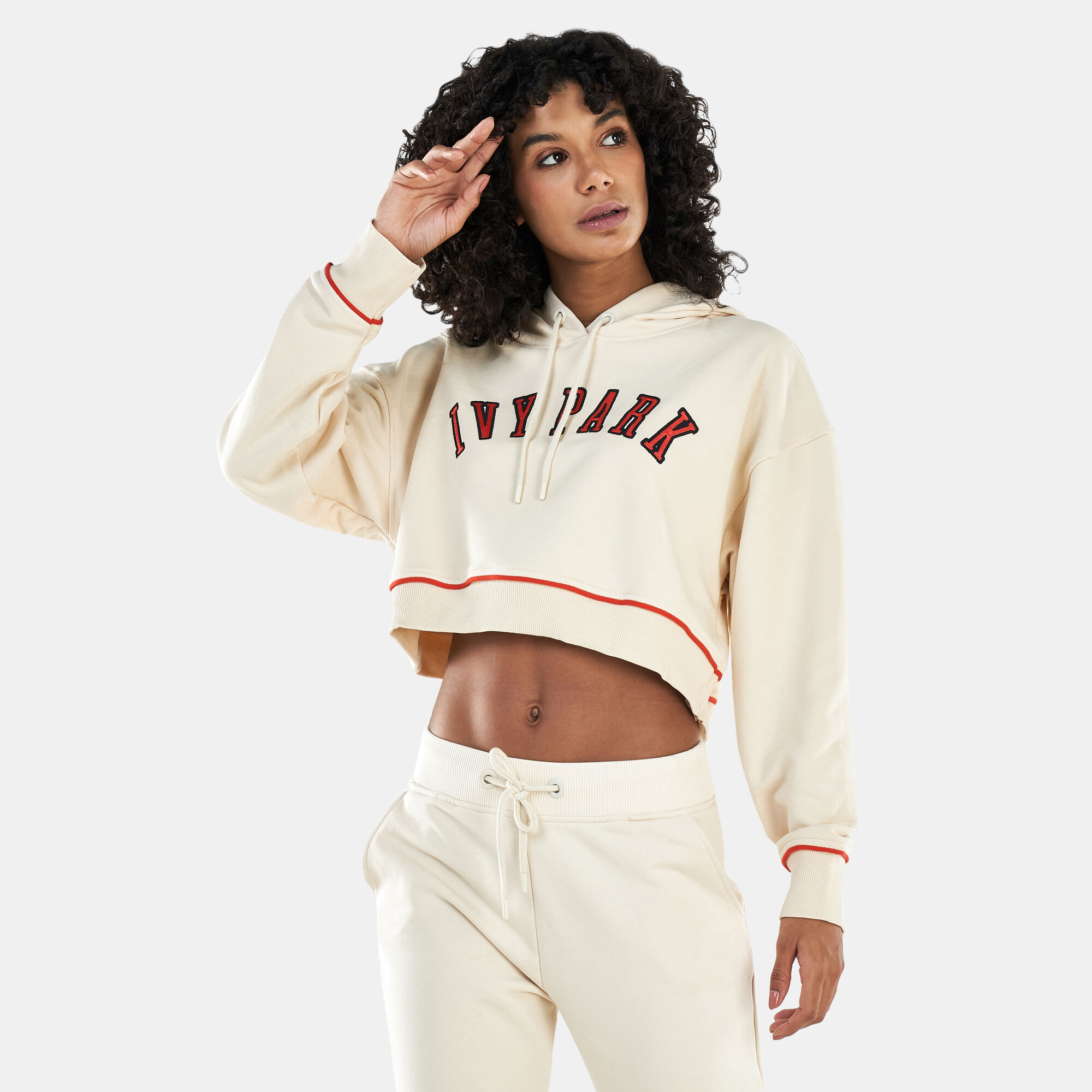 Ivy park top crop hoodie