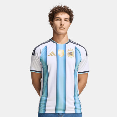 adidas Men's Argentina 2026 Home Replica Football Jersey White