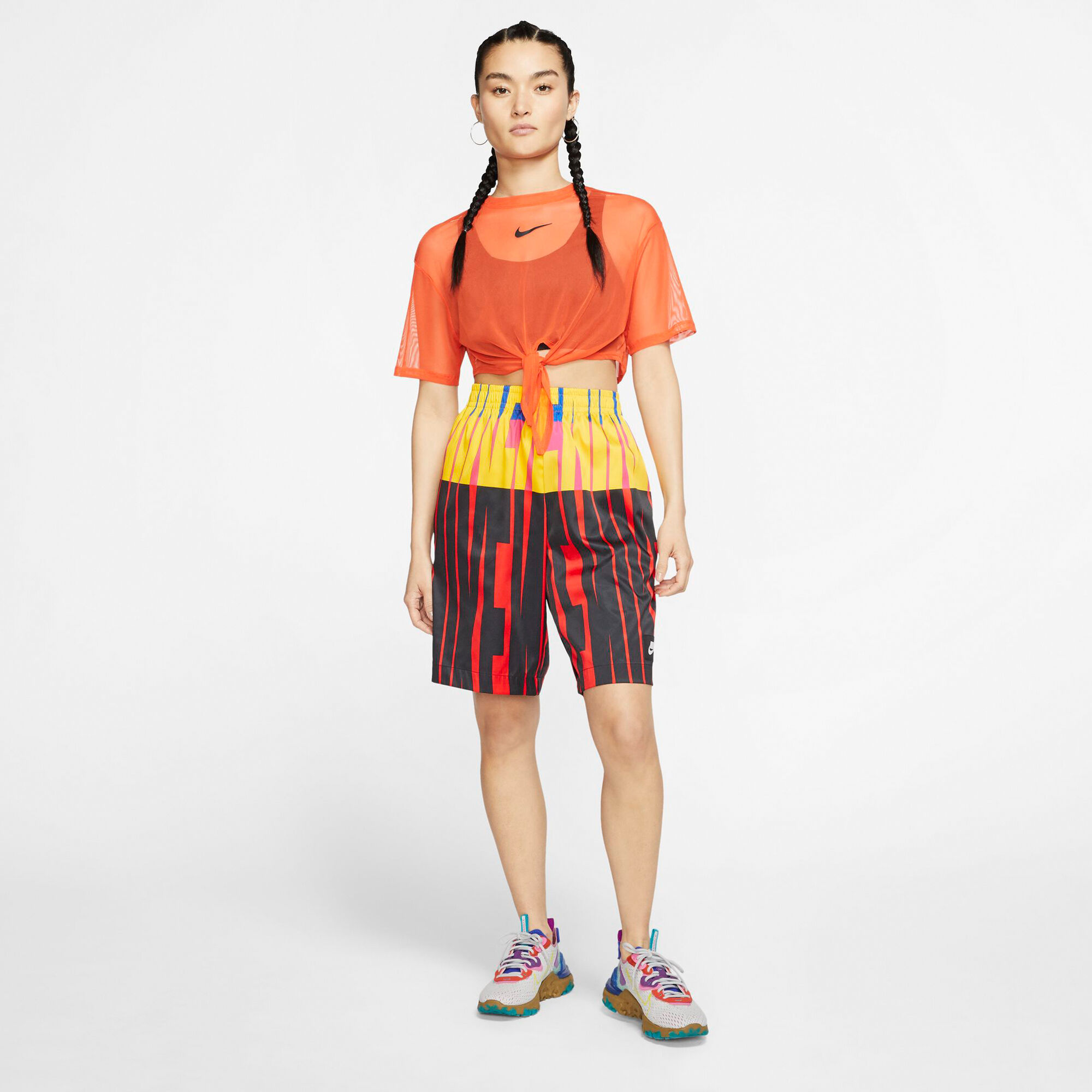 nike sportswear allover print shorts
