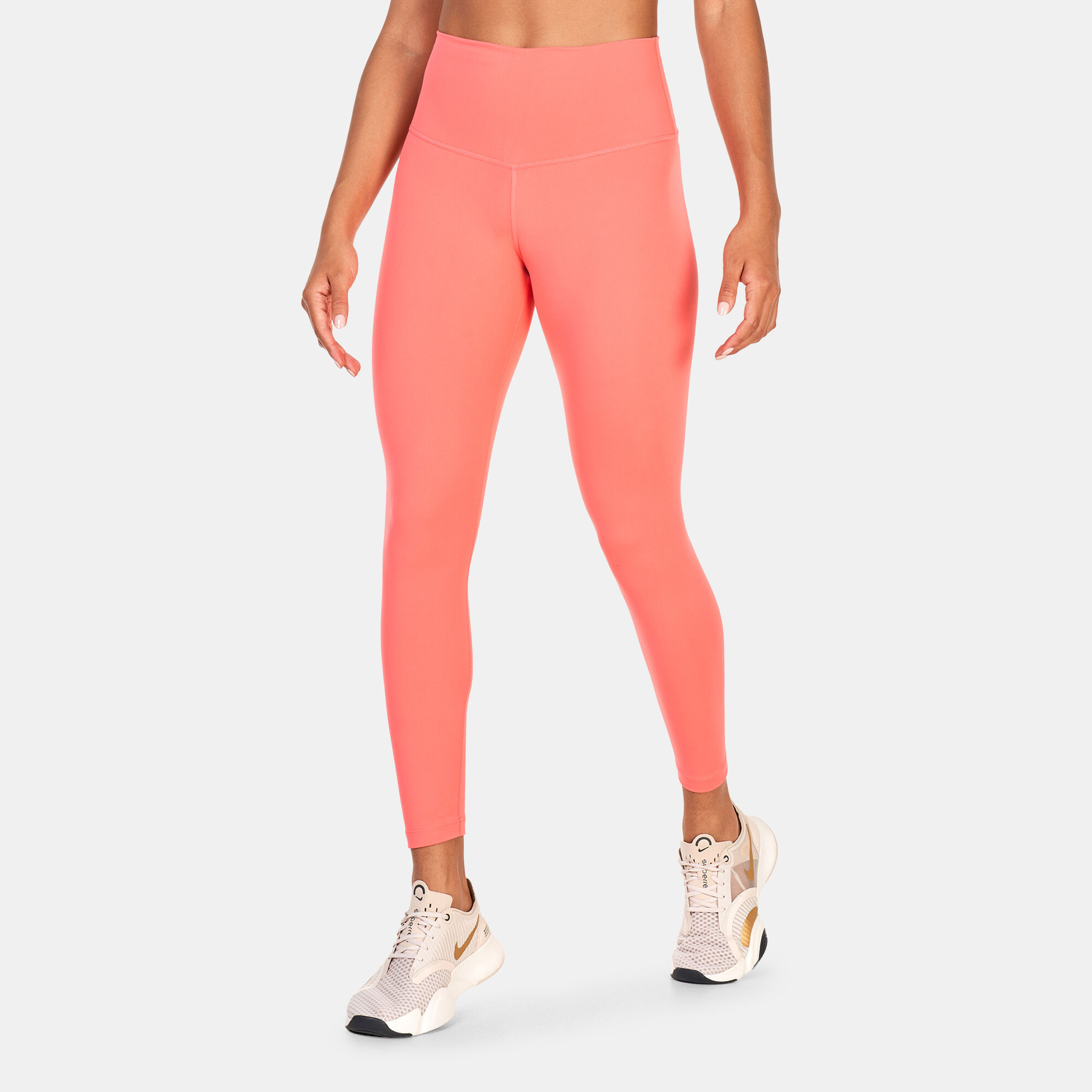 Nike Yoga Dri-fit High Rise 7/8 Nvlty Women's Pink Leggings Dq5622